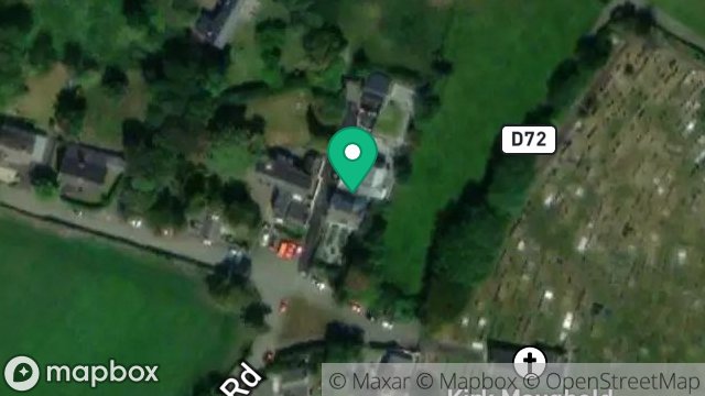 Map showing THIE Y CHLEREE, CHURCH ROAD, MAUGHOLD, ISLE OF MAN, IM7 1AS