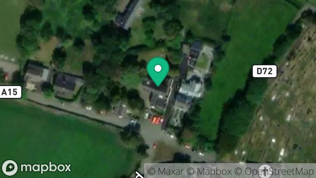 Map showing OLD VICARAGE, CHURCH ROAD, MAUGHOLD, ISLE OF MAN, IM7 1AS