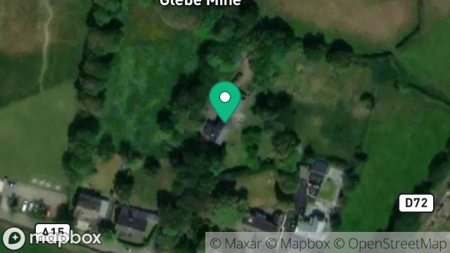 Map showing THE BARN, CHURCH ROAD, MAUGHOLD, ISLE OF MAN, IM7 1AS