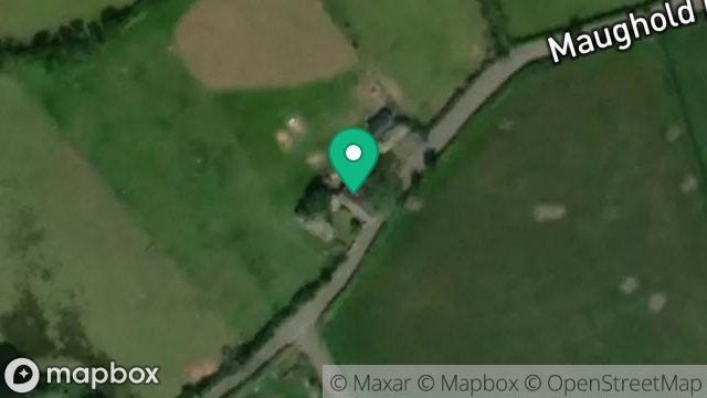 Map showing CRONK NY KILLEY, JALLOO, DREEMSKERRY, RAMSEY, ISLE OF MAN, IM7 1AX