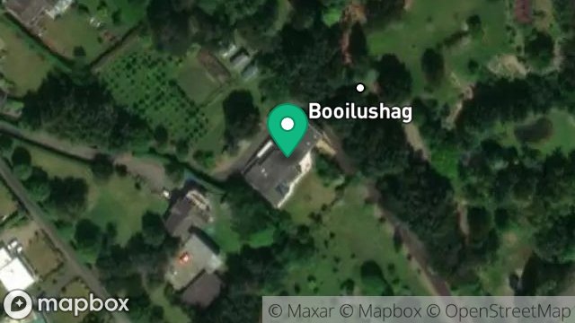 Map showing GLENWOOD, BOOILUSHAG, BALLAJORA HILL, BALLAJORA, RAMSEY, ISLE OF MAN, IM7 1BD