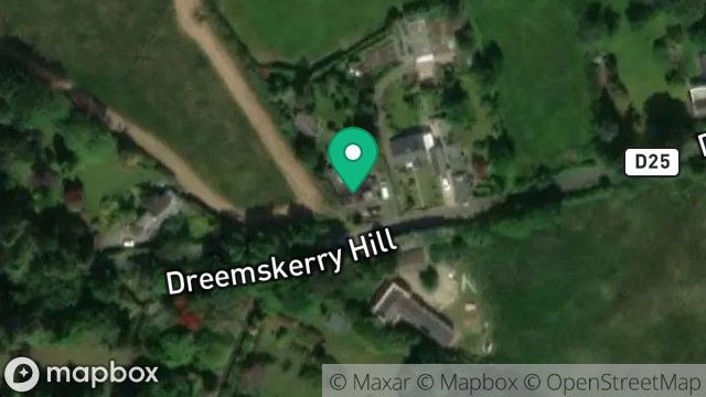 Map showing WHITE FARM COTTAGE, DREEMSKERRY HILL, MAUGHOLD, ISLE OF MAN, IM7 1BE