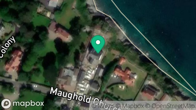 Map showing PORT E VULLEN HOUSE, POSTAL LOCALITY, PORT E VULLEN, RAMSEY, ISLE OF MAN, IM7 1AN