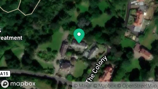Map showing BEN VEG, THE COLONY, CHURCH ROAD, PORT LEWAIGUE, RAMSEY, ISLE OF MAN, IM7 1AL