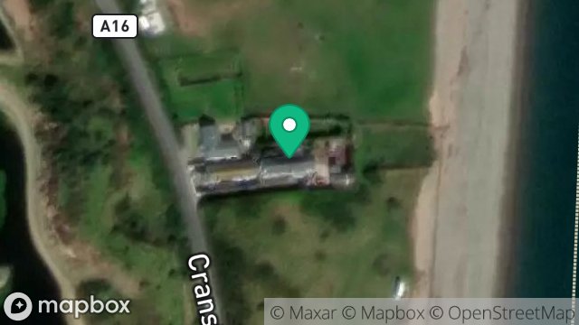 Map showing SEAFIELD, CRANSTAL, BRIDE, ISLE OF MAN, IM7 4BS