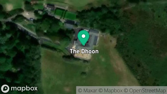 Map showing KIONEHENIN, DHOON LOOP ROAD, DHOON, RAMSEY, ISLE OF MAN, IM7 1HP
