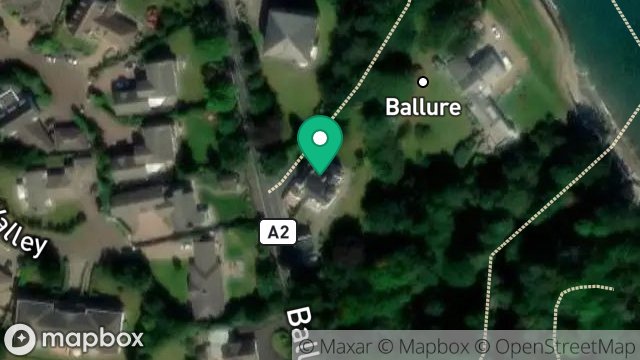 Map showing DUNLUCE, BALLURE ROAD, RAMSEY, ISLE OF MAN, IM8 1NL