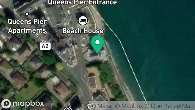 Map showing PIER HOUSE, STANLEY MOUNT EAST, RAMSEY, ISLE OF MAN, IM8 1NP