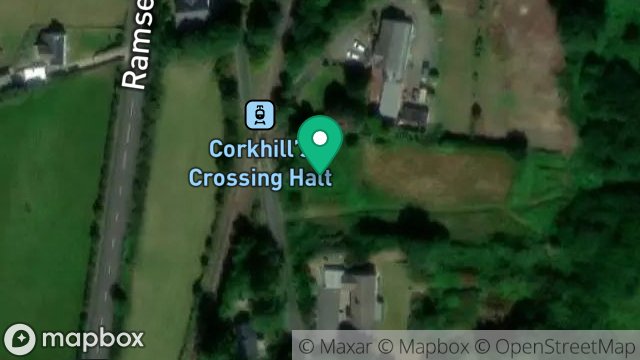 Map showing FIELD 624255, GLEN MONA LOOP ROAD, GLEN MONA, RAMSEY, ISLE OF MAN, IM7 1HG