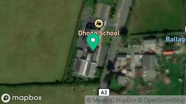 Map showing ISLE OF MAN EDUCATION, DHOON SCHOOL, GLEN MONA, RAMSEY, ISLE OF MAN, IM7 1HA