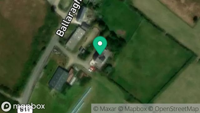 Map showing THIE EIRINAGH, BALLARAGH, LAXEY, ISLE OF MAN, IM4 7PN