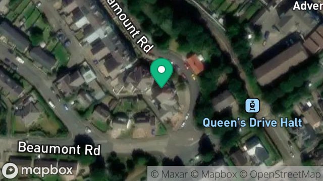Map showing FLAT 5, SEA VIEW VILLA, BROOKHILL ROAD, RAMSEY, ISLE OF MAN, IM8 2HY