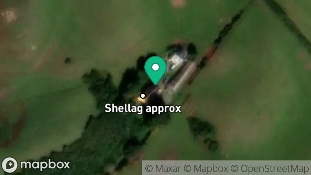 Map showing SHELLAG FARM, BRIDE ROAD, BRIDE, ISLE OF MAN, IM7 4AR