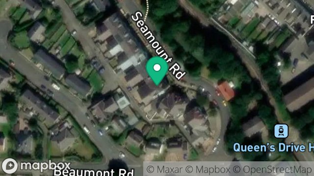 Map showing TOWER HOUSE, BROOKHILL ROAD, RAMSEY, ISLE OF MAN, IM8 2HY