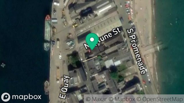 Map showing RAMSEY TOWN BAND ROOM, NEPTUNE STREET, RAMSEY, ISLE OF MAN, IM8 1BF