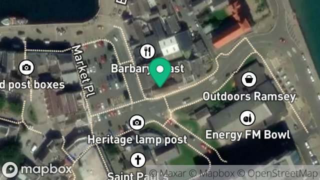Map showing 3, DALE STREET, RAMSEY, ISLE OF MAN, IM8 1BJ