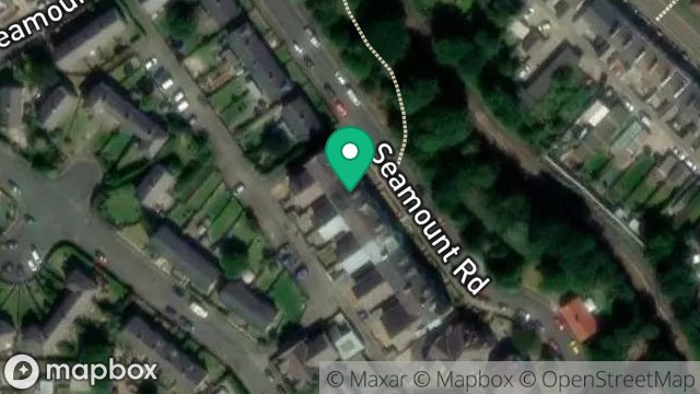 Map showing BAY VIEW, BROOKHILL ROAD, RAMSEY, ISLE OF MAN, IM8 2HX