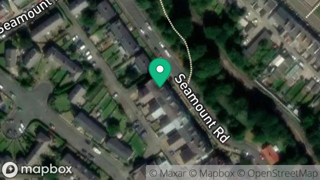 Map showing GRAND VIEW, BROOKHILL ROAD, RAMSEY, ISLE OF MAN, IM8 2HX