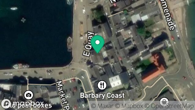 Map showing SHIPDESIGN HOUSE, EAST QUAY, RAMSEY, ISLE OF MAN, IM8 1BA