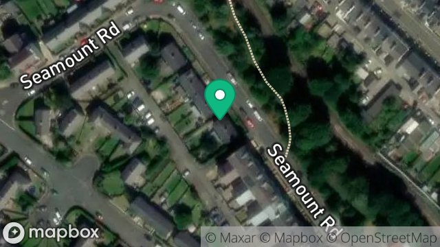 Map showing 16, BROOKHILL ROAD, RAMSEY, ISLE OF MAN, IM8 2HU