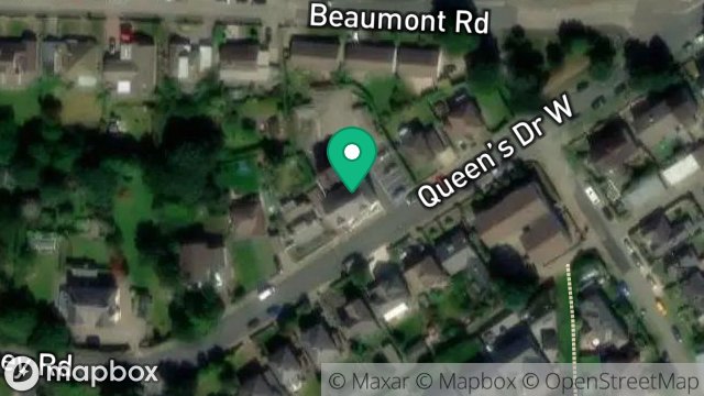 Map showing 7 ESKDALE APARTMENTS, QUEENS DRIVE WEST, RAMSEY, ISLE OF MAN, IM8 2JD