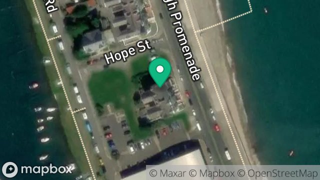 Map showing PEVERIL COURT, MOORAGH PROMENADE, RAMSEY, ISLE OF MAN, IM8 3AB
