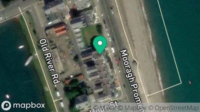 Map showing COMMUNAL/LANDLORDS, BURNVILLE COURT, MOORAGH PROMENADE, RAMSEY, ISLE OF MAN, IM8 3AH