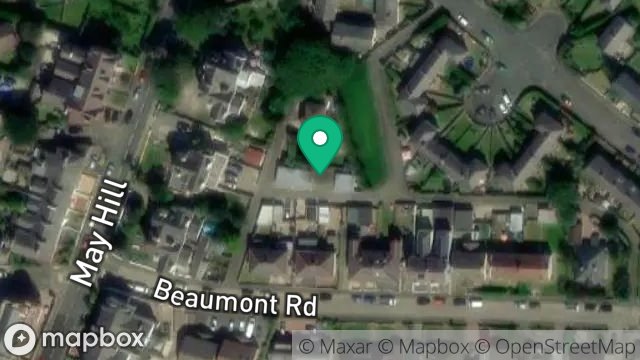 Map showing GRAYS GARDENS REAR OF, MAY HILL, RAMSEY, ISLE OF MAN, IM8 2JS
