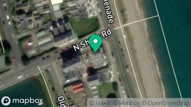 Map showing WATERFRONT, MOORAGH PROMENADE, RAMSEY, ISLE OF MAN, IM8 3AW