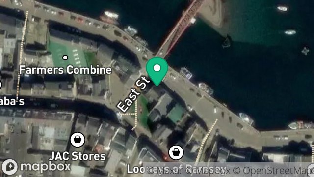 Map showing ISLE OF MAN BREWERIES, STANLEY HOTEL, WEST QUAY, RAMSEY, ISLE OF MAN, IM8 1DW