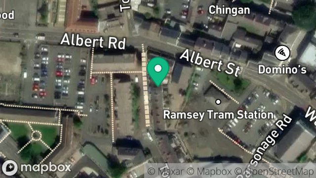 Map showing 3, TOWER ROAD, RAMSEY, ISLE OF MAN, IM8 2EA