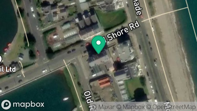 Map showing LYNDLEY, NORTH SHORE ROAD, RAMSEY, ISLE OF MAN, IM8 3AN