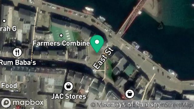 Map showing TIMMS BISTRO, 5, EAST STREET, RAMSEY, ISLE OF MAN, IM8 1DN