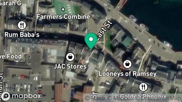 Map showing 31, PARLIAMENT STREET, RAMSEY, ISLE OF MAN, IM8 1AT
