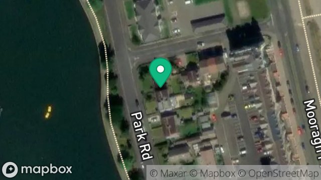 Map showing 12, PARK ROAD, RAMSEY, ISLE OF MAN, IM8 3AR