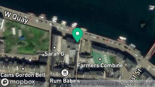 Map showing PENKETH MILLAR LTD, 23, WEST QUAY, RAMSEY, ISLE OF MAN, IM8 1DL