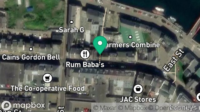 Map showing 60, PARLIAMENT STREET, RAMSEY, ISLE OF MAN, IM8 1AJ