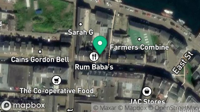 Map showing 64, PARLIAMENT STREET, RAMSEY, ISLE OF MAN, IM8 1AJ