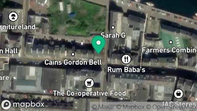 Map showing 2ND FLOOR OFFICE, KERMODE HOUSE, 74, PARLIAMENT STREET, RAMSEY, ISLE OF MAN, IM8 1AQ