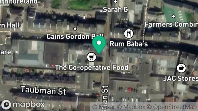 Map showing 73, PARLIAMENT STREET, RAMSEY, ISLE OF MAN, IM8 1AQ