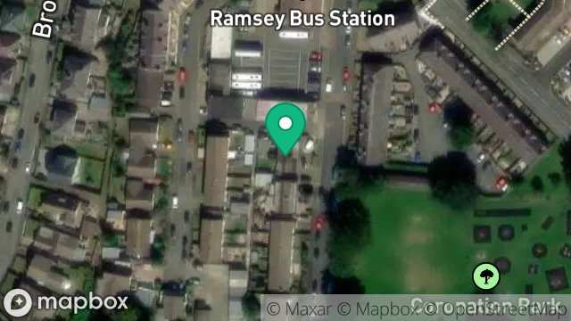 Map showing 11, PRINCES ROAD, RAMSEY, ISLE OF MAN, IM8 2EU