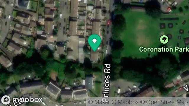 Map showing 20, PRINCES ROAD, RAMSEY, ISLE OF MAN, IM8 2EU