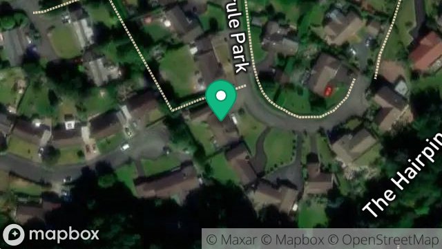Map showing 24, BARRULE PARK, RAMSEY, ISLE OF MAN, IM8 2BS