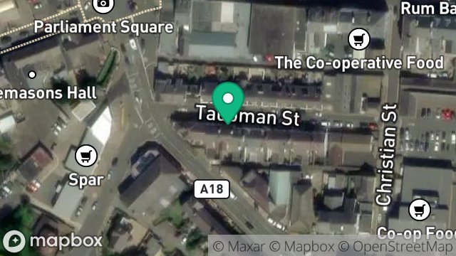 Map showing 6, TAUBMAN STREET, RAMSEY, ISLE OF MAN, IM8 1DH