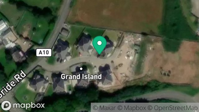 Map showing GRAND ISLAND HOTEL, BRIDE ROAD, RAMSEY, ISLE OF MAN, IM8 3UQ