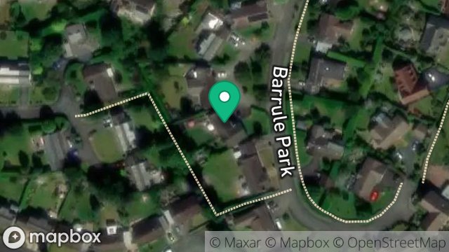 Map showing 22, BARRULE PARK, RAMSEY, ISLE OF MAN, IM8 2BR