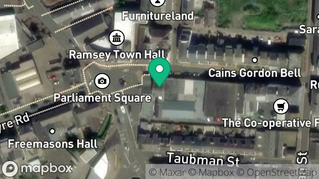 Map showing 80, PARLIAMENT STREET, RAMSEY, ISLE OF MAN, IM8 1AQ