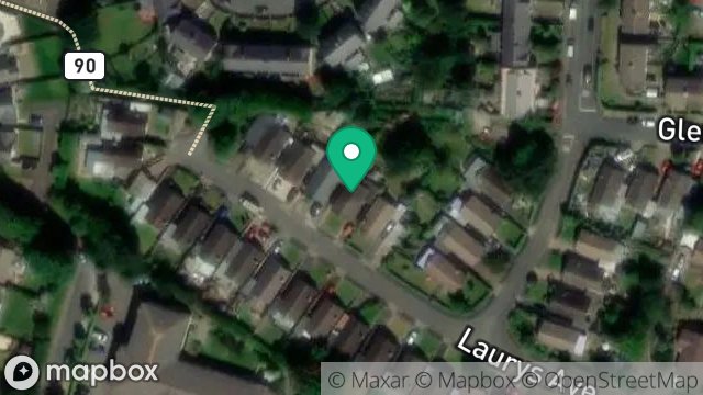 Map showing 27, LAURYS AVENUE, RAMSEY, ISLE OF MAN, IM8 2HE