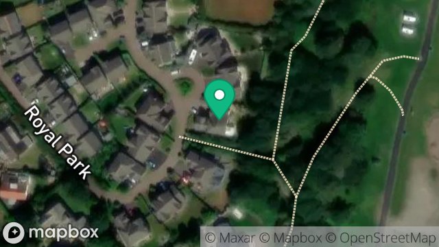 Map showing SEA BREEZE, 31, ROYAL PARK, RAMSEY, ISLE OF MAN, IM8 3UF