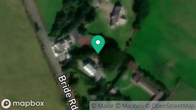 Map showing CATTERY, BOODEE BEG, BRIDE ROAD, BRIDE, ISLE OF MAN, IM7 4AF